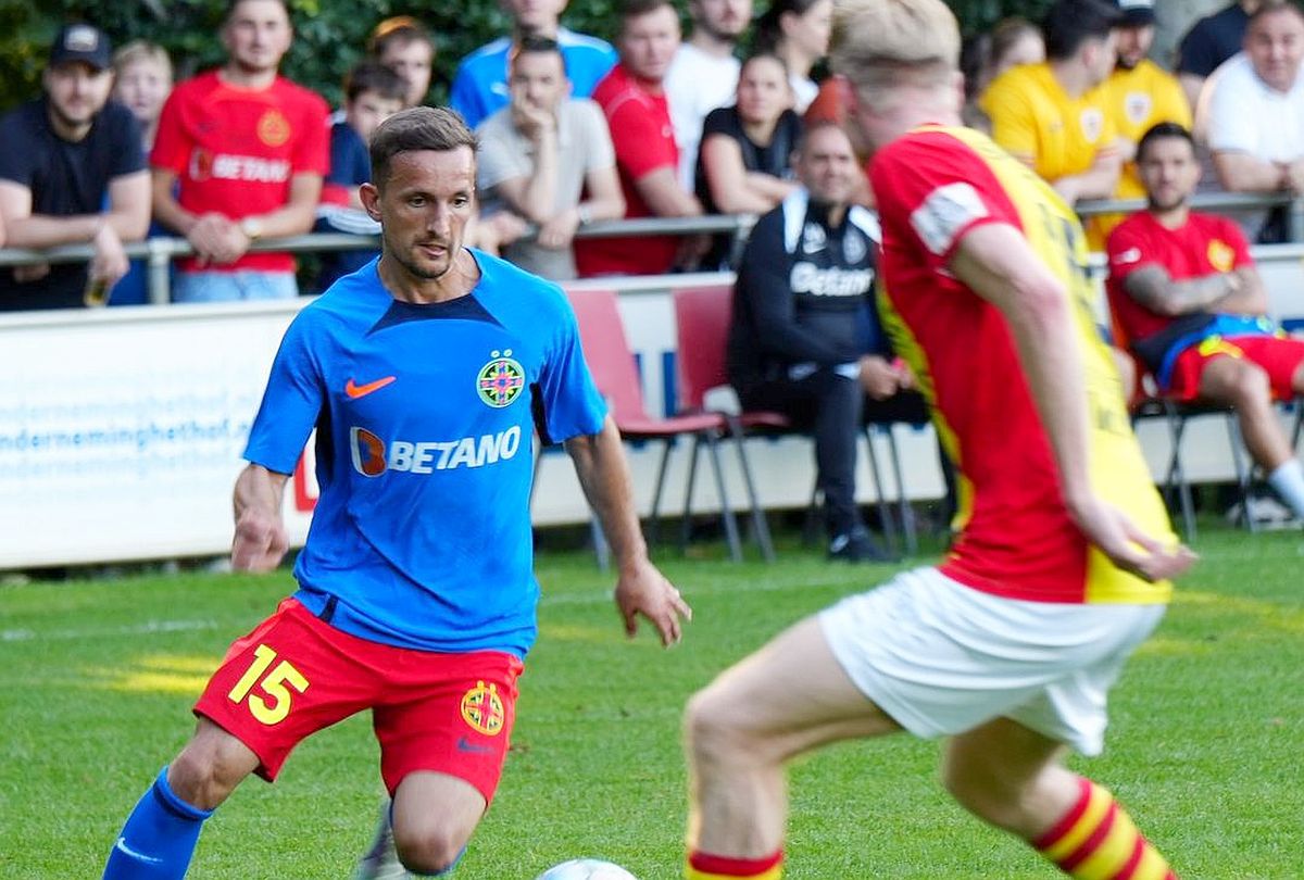 FCSB s-a distrat în primul amical din Olanda » Ștefănescu a marcat primele goluri la noua echipă + cine a jucat
