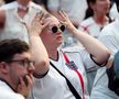 Pe stadion sau la terase, suporterii Angliei au privit cu greu prestația naționalei lui Southgate în fața Sloveniei / Sursă foto: Imago Images