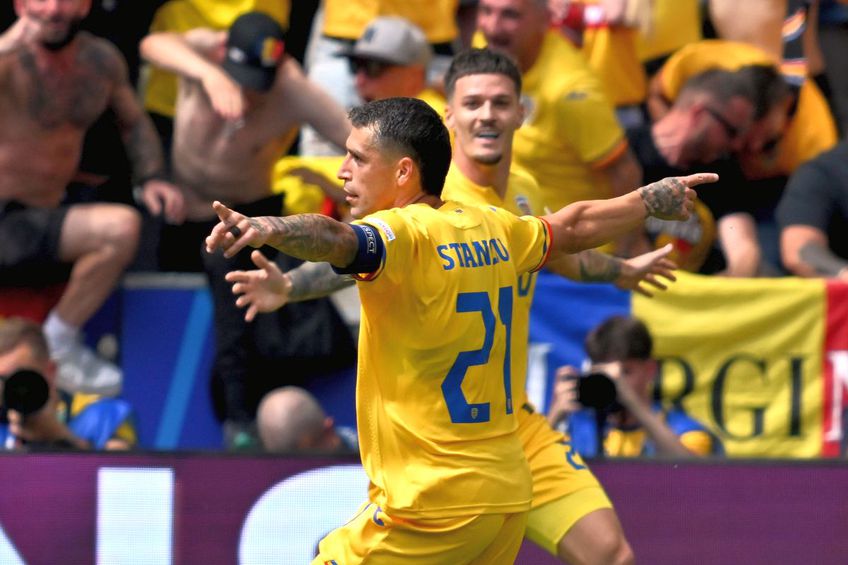 Nicolae Stanciu, după golul marcat cu Ucraina/ foto Imago Images