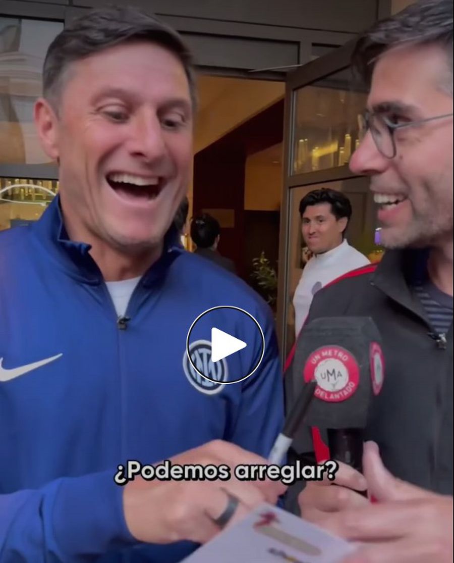 Javier „Pupi” Zanetti, vicepreședintele lui Inter, a girat cu un râs complice „Pactul de la Seattle” / Foto: Daily Motion Cristi Chivu a refuzat să-i dea un autograf youtuber-ului care a venit la el cu o idee trăsnită » S-a supărat și a plecat nervos!