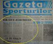 Povestea pe larg a incidentului a fost publicată în „Gazeta Sporturilor”