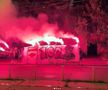 Ultrașii din Militari 2018, cu torțe și diferite bannere