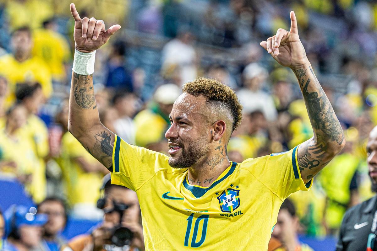 Lacrimile lui Neymar, după revenirea în naționala Braziliei: emoții la Miami