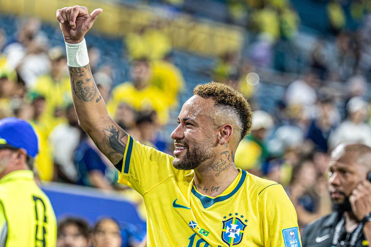 Lacrimile lui Neymar, după revenirea în naționala Braziliei: emoții la Miami