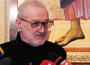 Gigi Becali, intervenție de la noua biserică din Voluntari