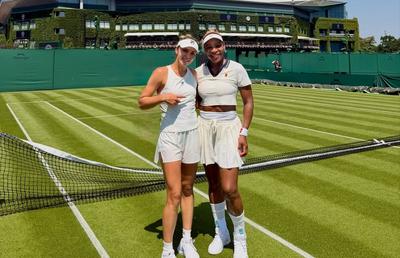 Înainte de Wimbledon, Jaqueline Cristian s-a antrenat împreună cu legendara Serena Williams: „Zi memorabilă”