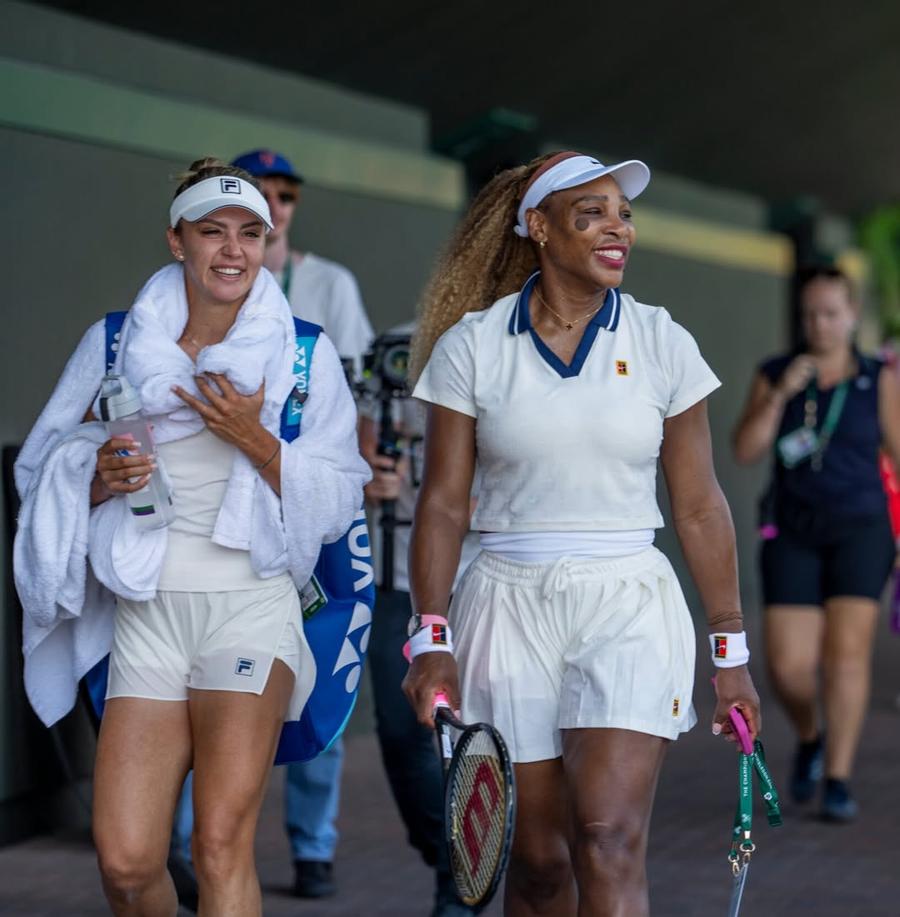 Înainte de Wimbledon, Jaqueline Cristian s-a antrenat împreună cu legendara Serena Williams: „Zi memorabilă”