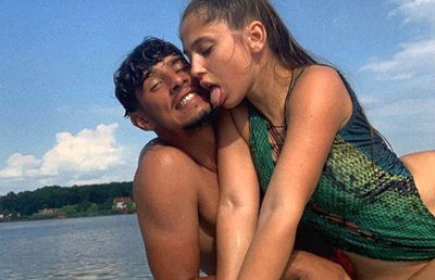 FCSB Învoit de Becali, Florinel Coman a făcut senzație la plajă, alături de superba Ioana Timofeciuc