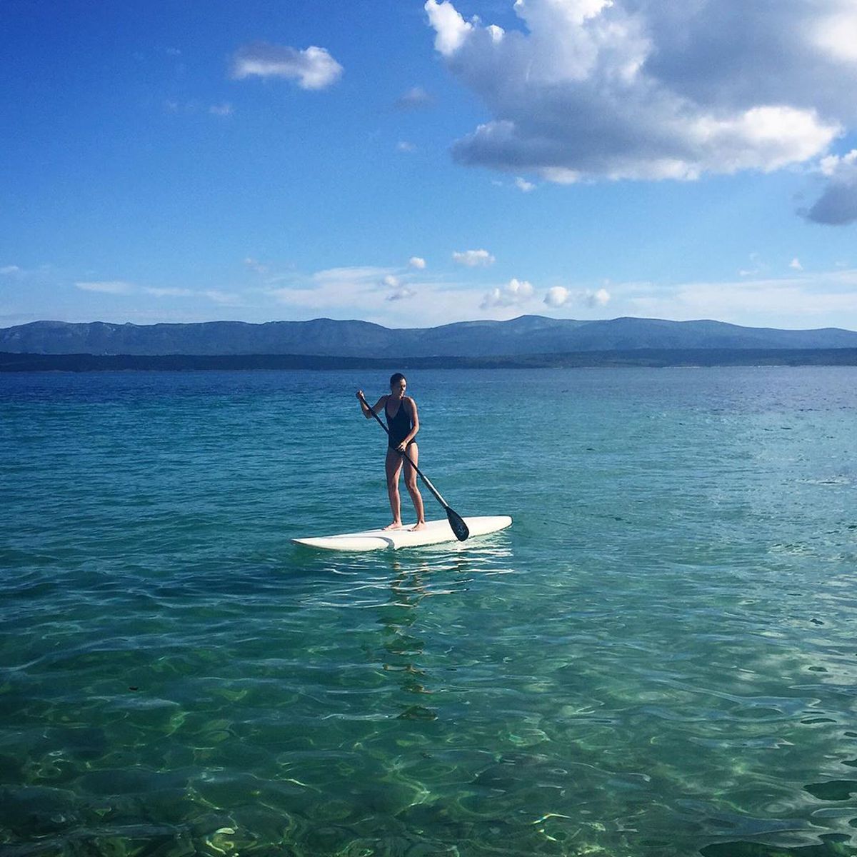 FOTO Andreea Mitu, imagini spectaculoase de la mare » Jucătoarea se laudă cu un abdomen de fier