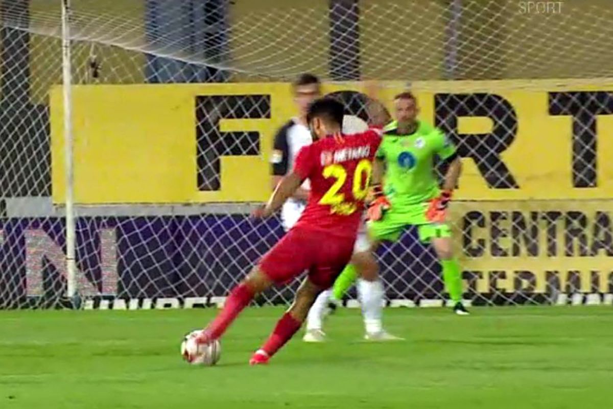 GAZ METAN - FCSB. Ce ghiulea! Ionuț Vînă e candidat la golul sezonului, după superexecuția de la Mediaș