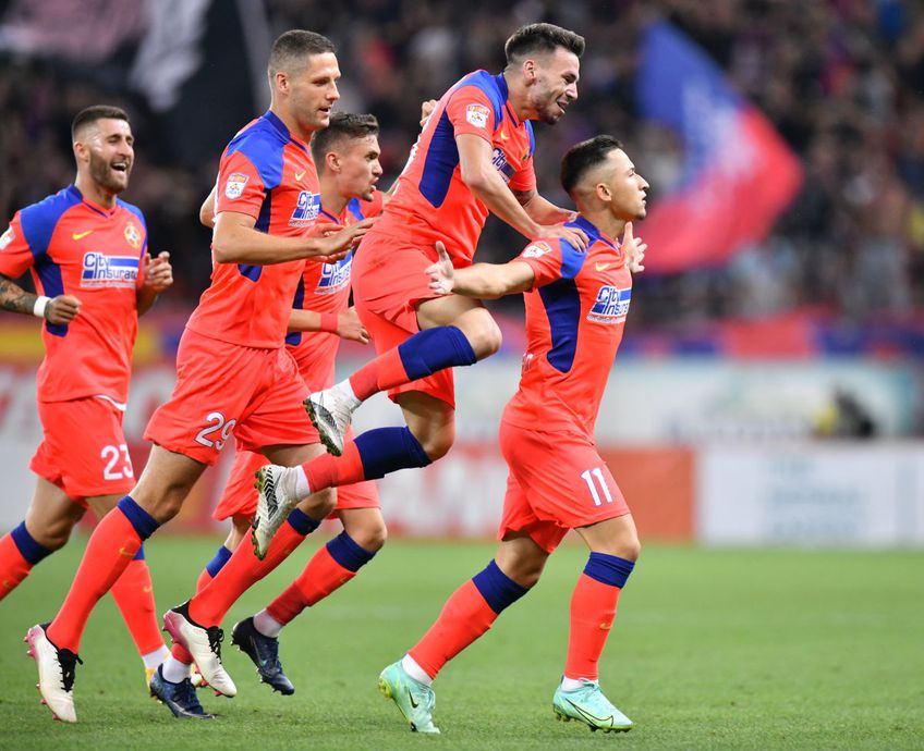 FCSB a învins-o pe CS Universitatea Craiova, scor 4-1, în derby-ul etapei disputat pe Arena Națională.