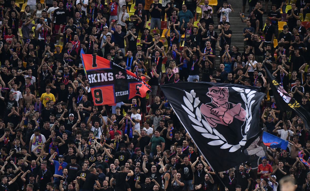 Laurențiu Reghecampf, în loja lui Gigi Becali la FCSB - CS Universitatea Craiova!