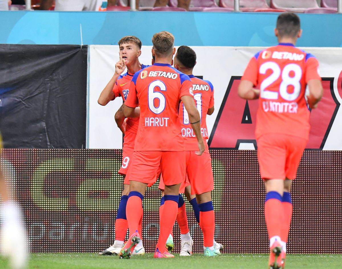FCSB - CSU Craiova 4-1. Olimpiu Moruțan, show total la interviuri: „Am jucat prost ca să mă lase nea Gigi mai ieftin”