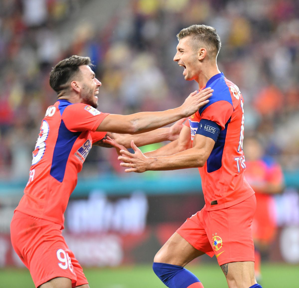 FCSB - CSU Craiova 4-1. Olimpiu Moruțan, show total la interviuri: „Am jucat prost ca să mă lase nea Gigi mai ieftin”