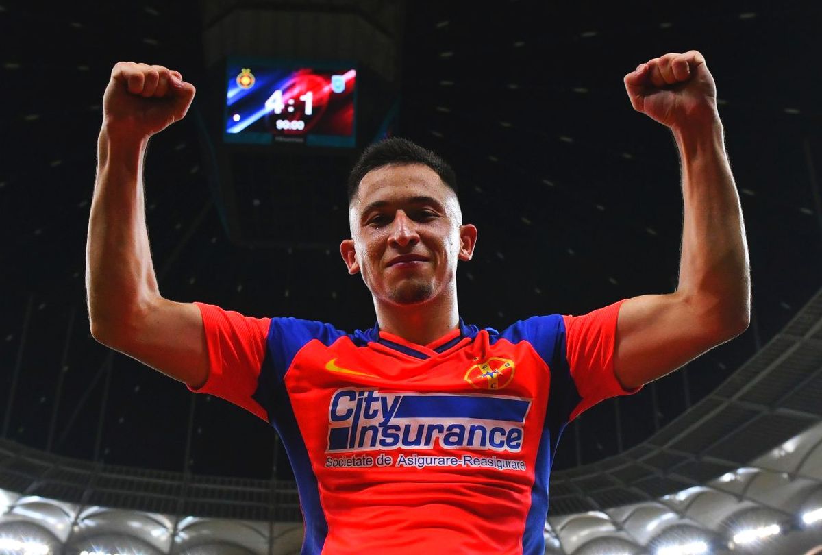 FCSB - CSU Craiova 4-1. Olimpiu Moruțan, show total la interviuri: „Am jucat prost ca să mă lase nea Gigi mai ieftin”