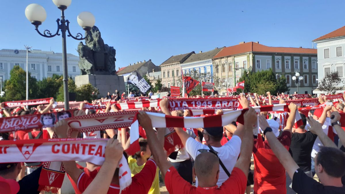 Fanii vor UTA liberă! Miting în Arad, împotriva actualei conduceri » „Grupul celor 4”, în fața fanilor: „Vom prelua clubul până la urmă”