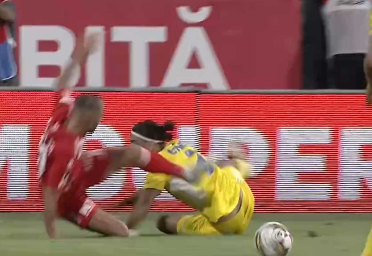 Eroare de arbitraj în UTA - Petrolul » „Roșu” neacordat în prima repriză