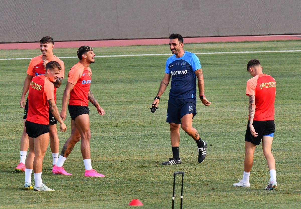 FCSB - CSKA 1948, conferință și antrenament oficial