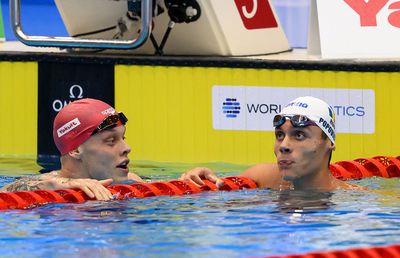 Imaginile momentului » Cum a reacționat David Popovici imediat după finala probei de 200m liber