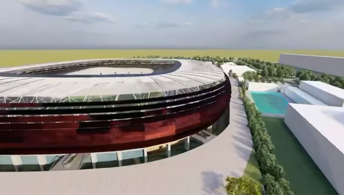 Macheta viitorului stadion Dinamo