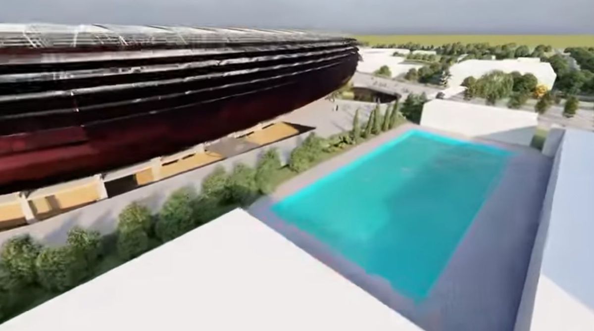 Macheta viitorului stadion Dinamo