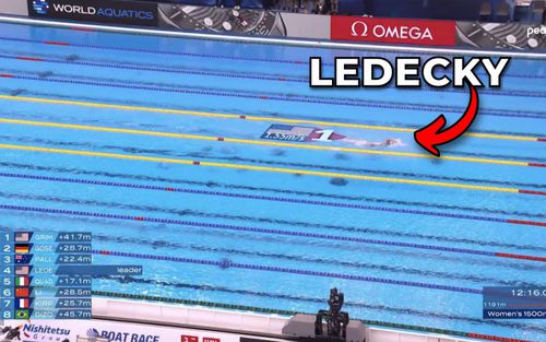 Katie Ledecky (26 de ani) a cucerit în stil mare medalia de aur în proba de 1.500 de metri liber la Campionatele Mondiale de natație de la Fukuoka. Americanca scrie noi pagini de istorie.