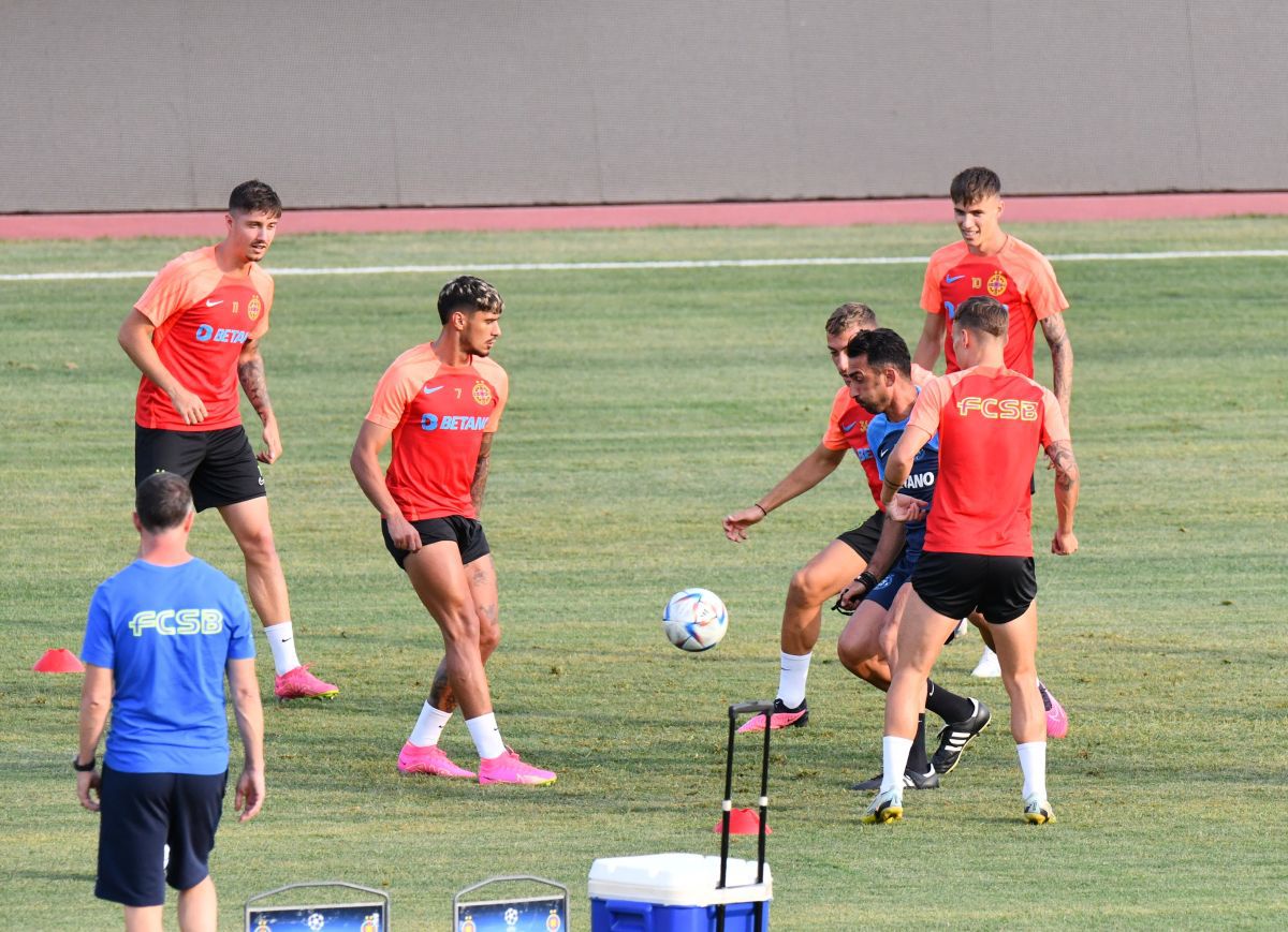 FCSB - CSKA 1948, conferință și antrenament oficial