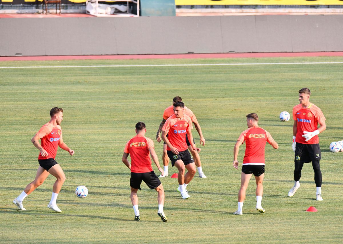 FCSB - CSKA 1948, conferință și antrenament oficial