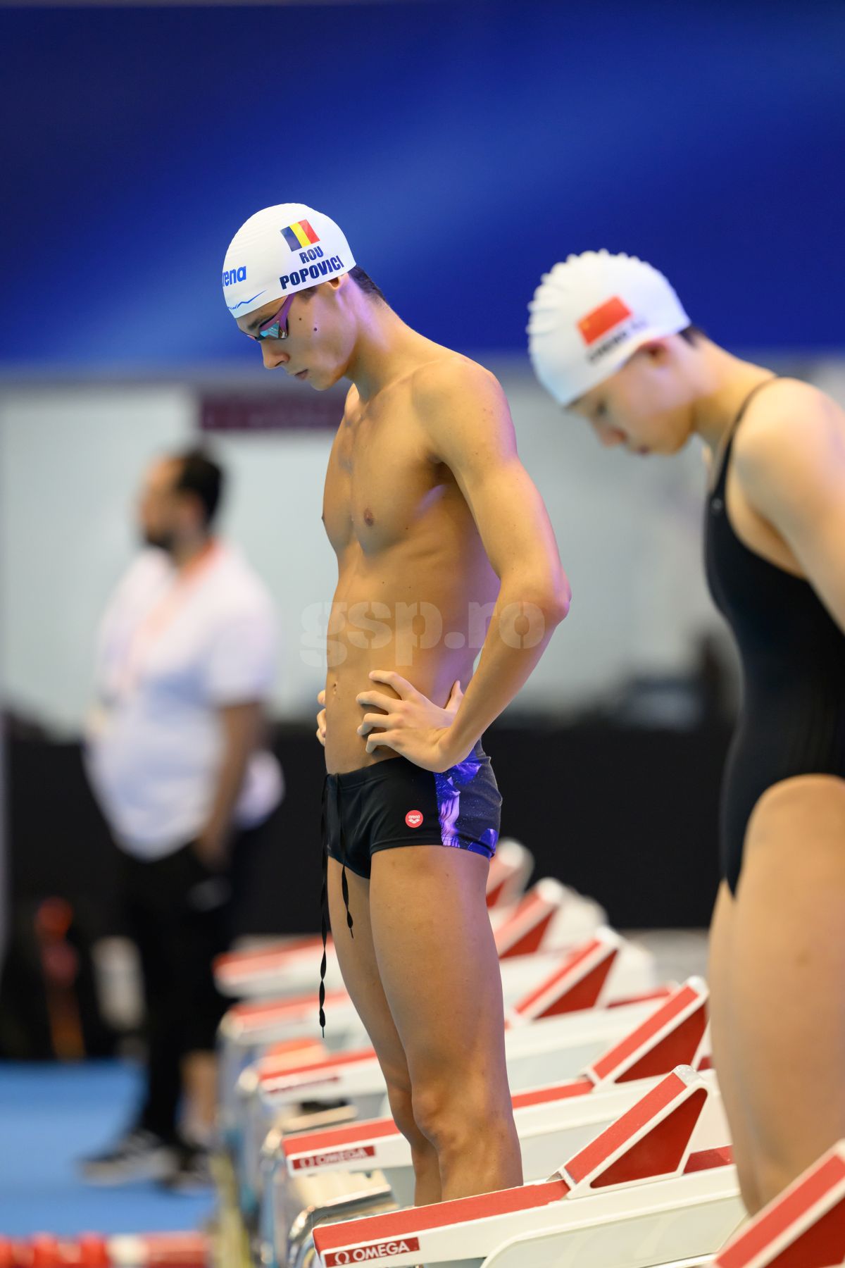 Imaginile momentului » Cum a reacționat David Popovici imediat după finala probei de 200m liber