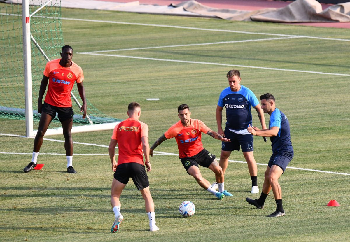 FCSB - CSKA 1948, conferință și antrenament oficial