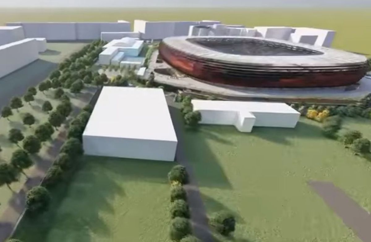 Macheta viitorului stadion Dinamo