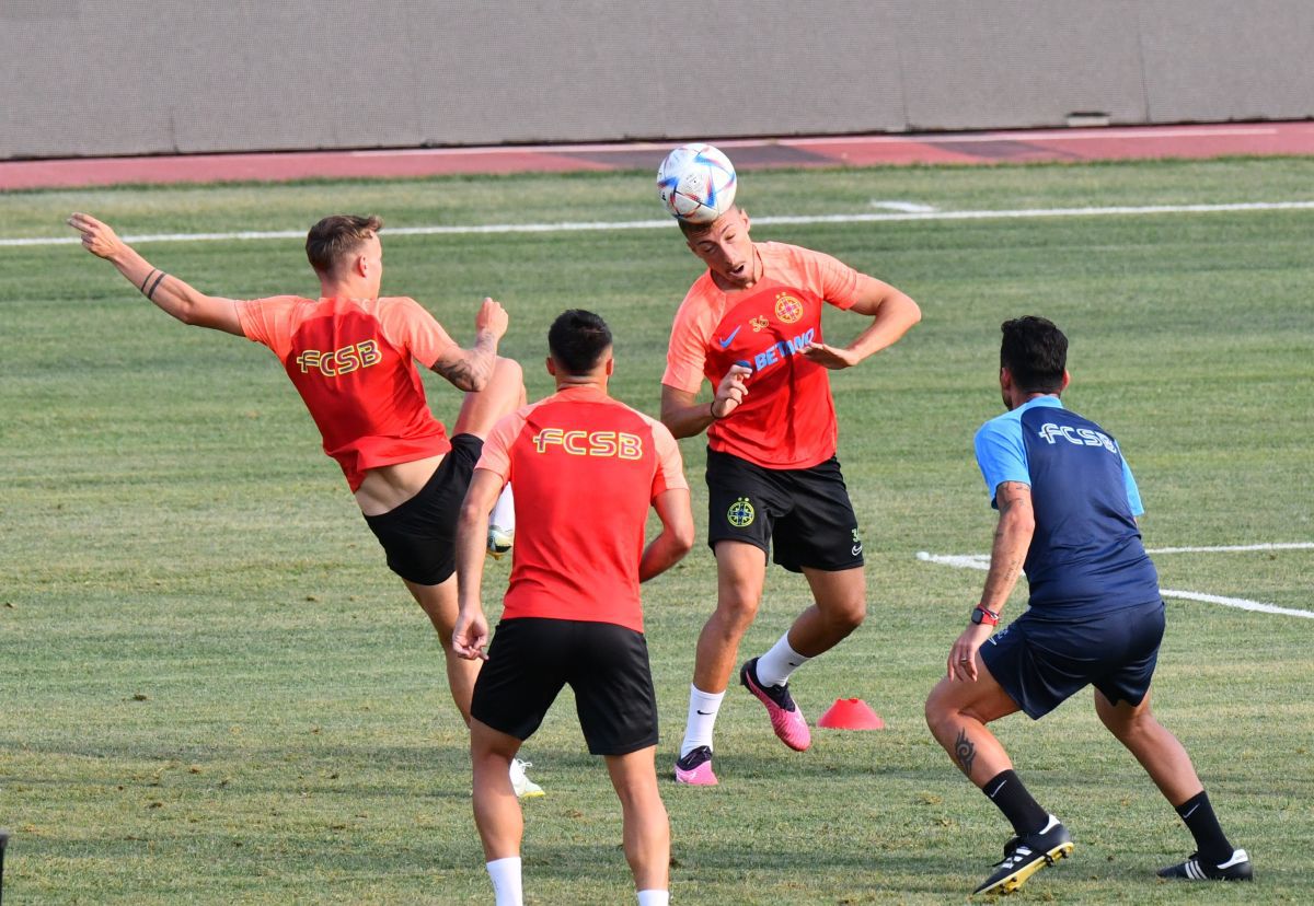 FCSB - CSKA 1948, conferință și antrenament oficial