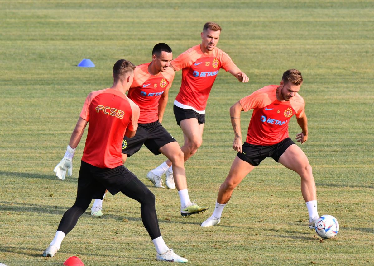 FCSB - CSKA 1948, conferință și antrenament oficial