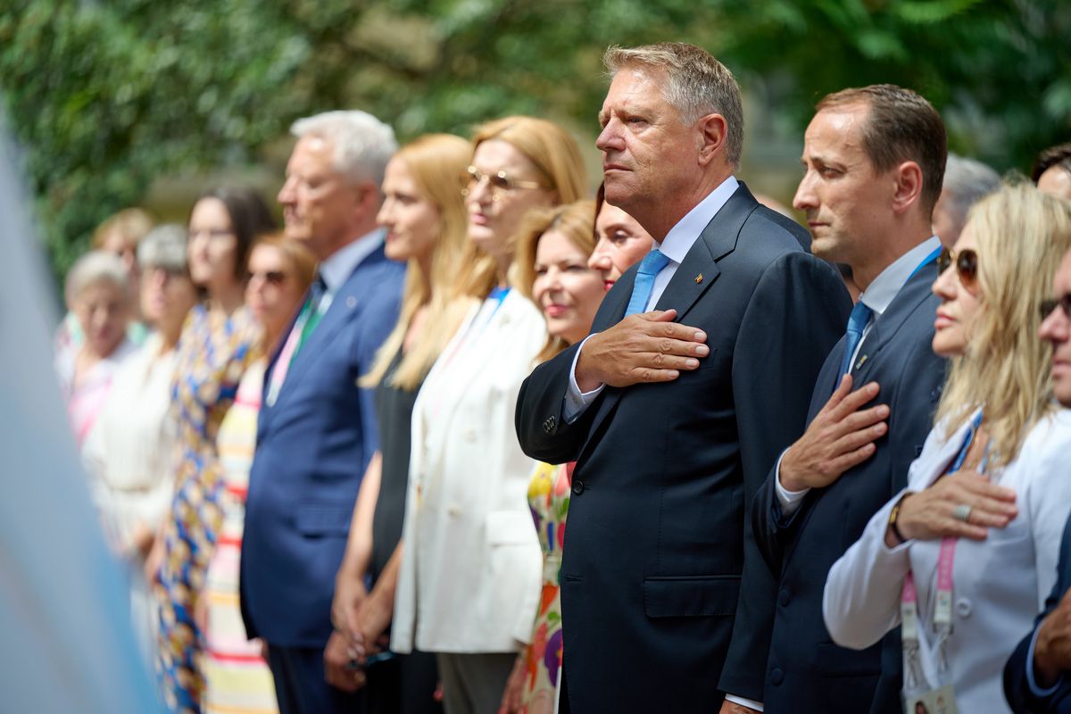 Klaus Iohannis la Jocurile Olimpice de la Paris