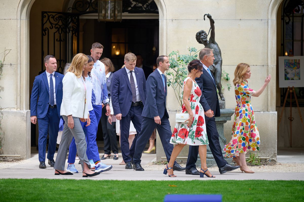 Klaus Iohannis la Jocurile Olimpice de la Paris