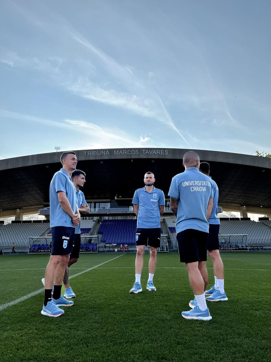 Fotbaliștii Universității Craiova, la încălzire Gafa lui Maldonado o trimite pe Universitatea Craiova la marginea prăpastiei europene » Misiune infernală pentru calificarea în turul 3 din Conference League