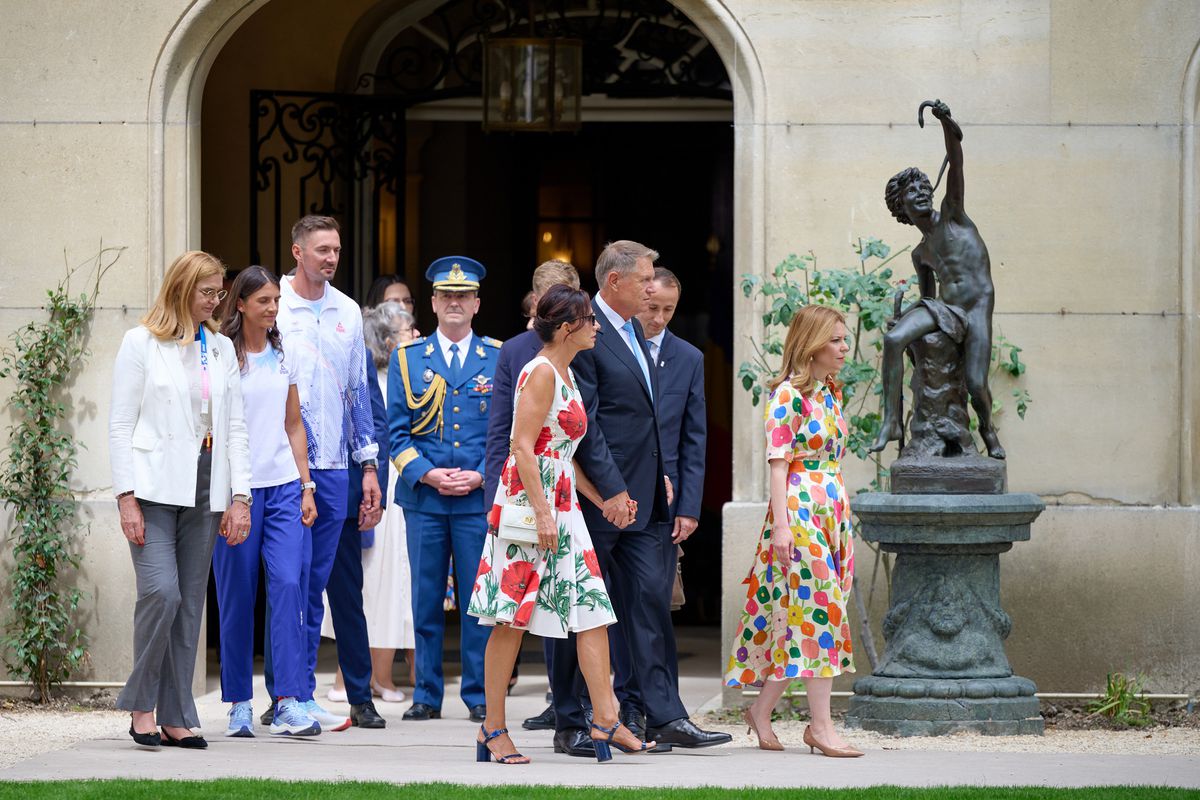 Klaus Iohannis la Jocurile Olimpice de la Paris