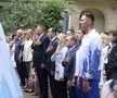 Intonarea imnului României la ceremonia de inaugurare FOTO Raed Krishan