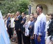 Intonarea imnului României la ceremonia de inaugurare FOTO Raed Krishan