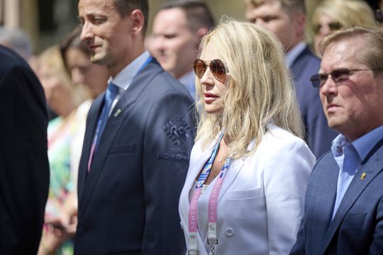 Nadia Comăneci și Mihai Covaliu / foto: GSP