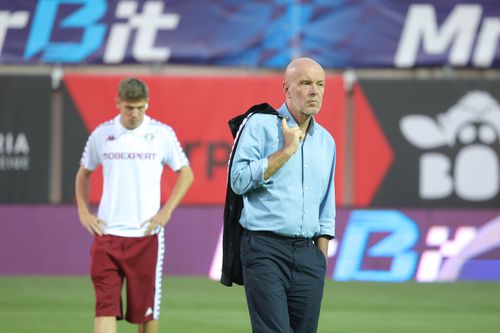 Mauro Pederzoli, director sportiv Rapid, înainte de Csikszereda - Rapid. FOTO: Ionuț Iordache