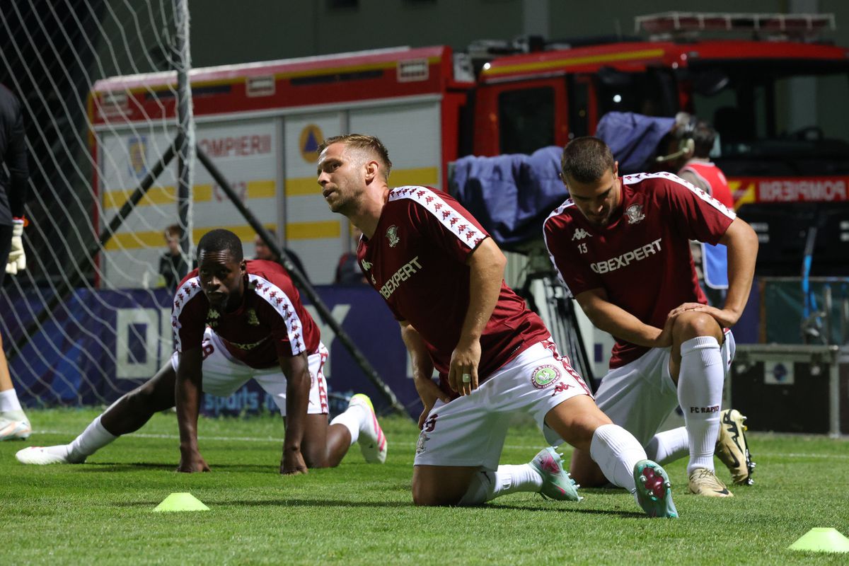 Csikszereda - Rapid: primele imagini de la nivelul gazonului