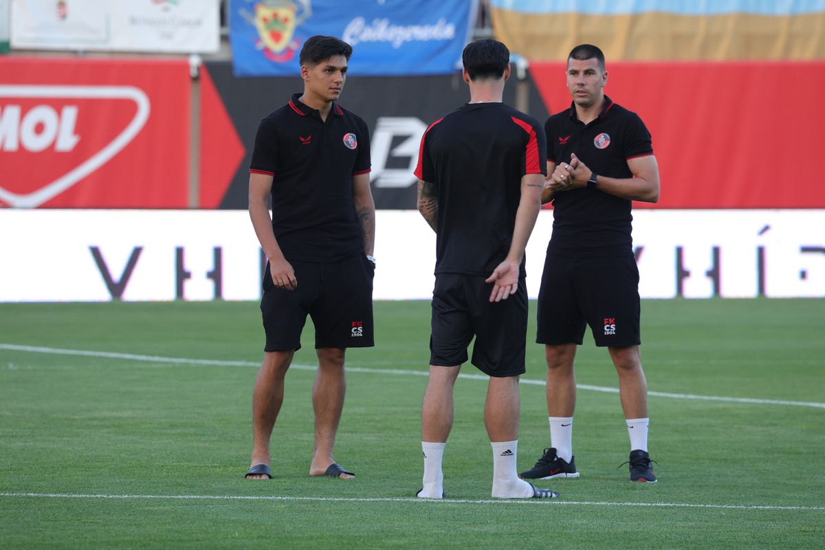 Csikszereda - Rapid: primele imagini de la nivelul gazonului