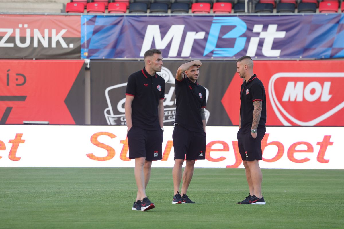 Csikszereda - Rapid: primele imagini de la nivelul gazonului