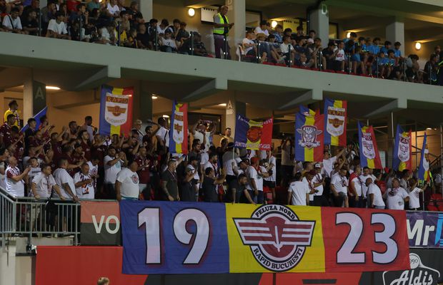 După scandalul imens cu suporterii lui Dinamo, la vizita rapidiștilor la Miercurea Ciuc lucrurile au stat radical altfel » Cu cine s-au „războit” giuleștenii