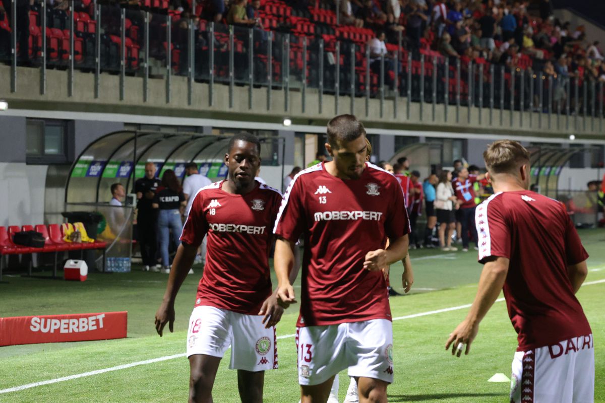 Csikszereda - Rapid: primele imagini de la nivelul gazonului