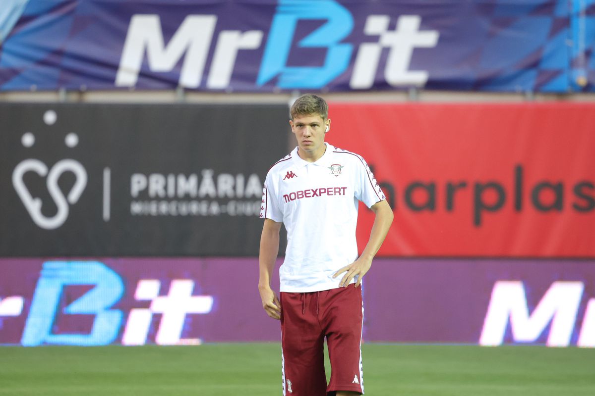 Csikszereda - Rapid: primele imagini de la nivelul gazonului