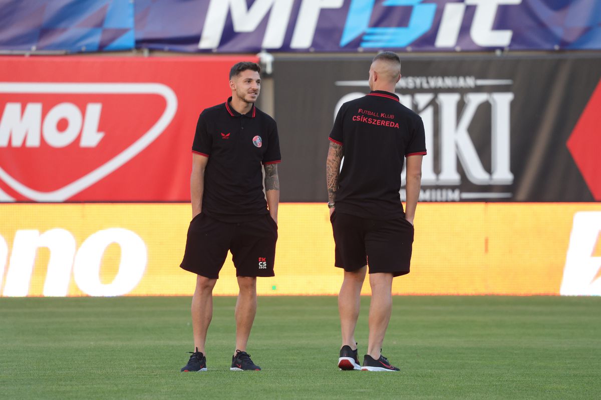 Csikszereda - Rapid: primele imagini de la nivelul gazonului