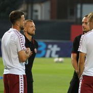 Csikszereda - Rapid: primele imagini de la nivelul gazonului. FOTO: Ionuț Iordache