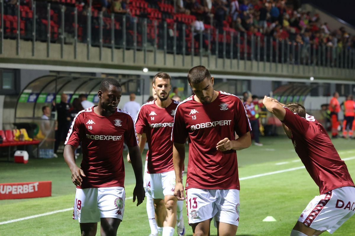 Csikszereda - Rapid: primele imagini de la nivelul gazonului